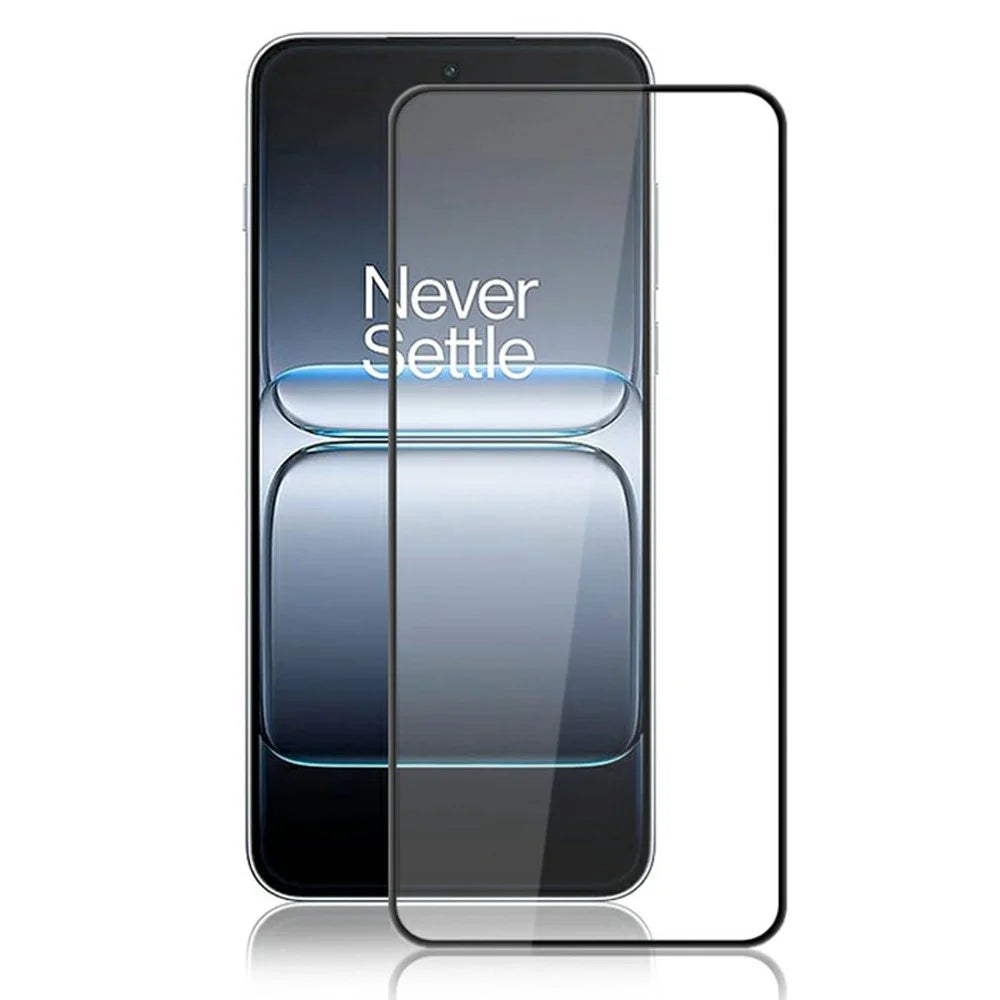 AMORUS 2Pcs For OnePlus Nord 5 5G / Ace 5 Ultra 5G Screen Protector Shatterproof Silk Printing Tempered Glass Film - Black - 1