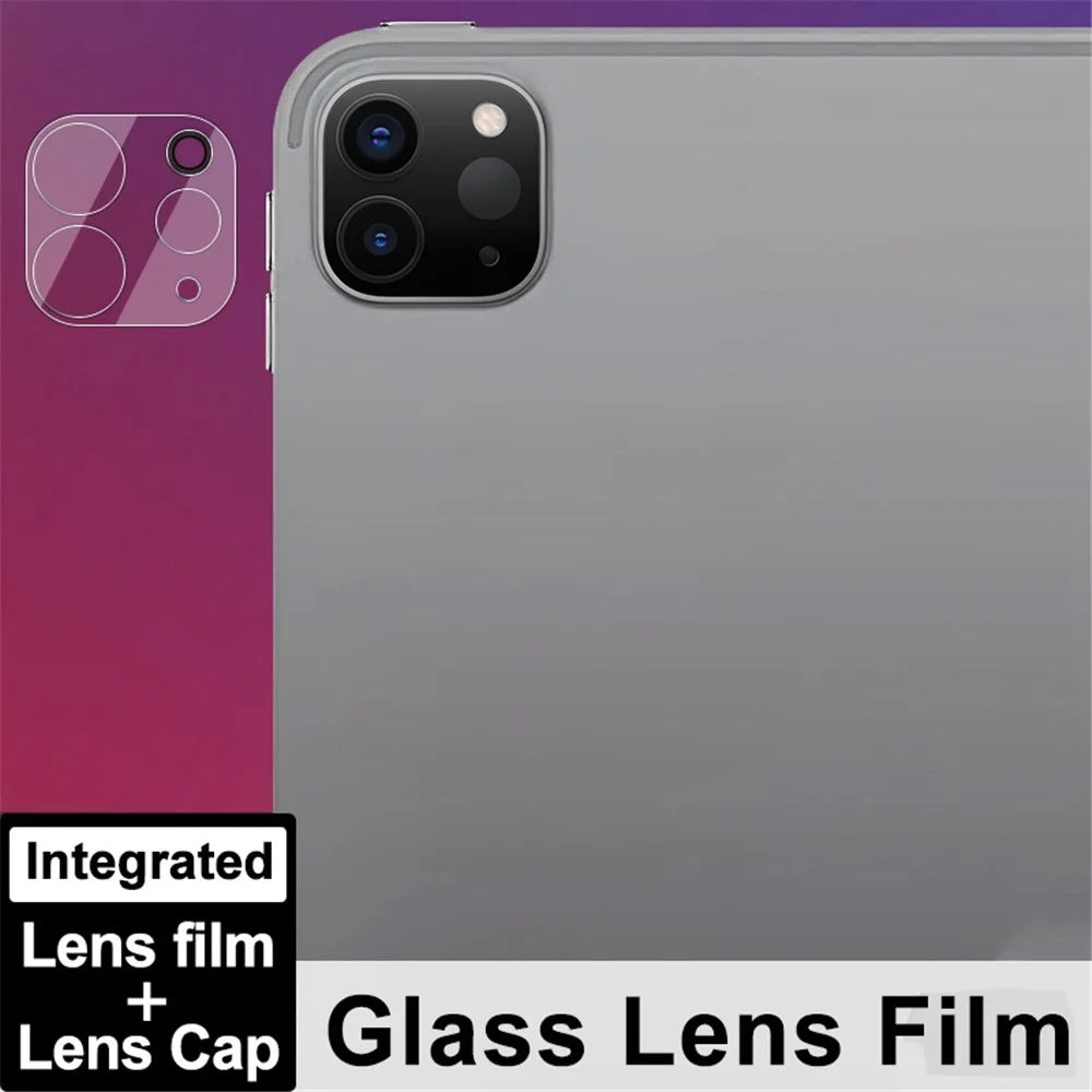 IMAK For iPad Pro 11 (2020) / (2021) / (2022) / iPad Pro 12.9 (2020) / (2021) / (2022) Integrated Camera Lens Protector Tempered Glass Lens Film + Acrylic Lens Cap - 4