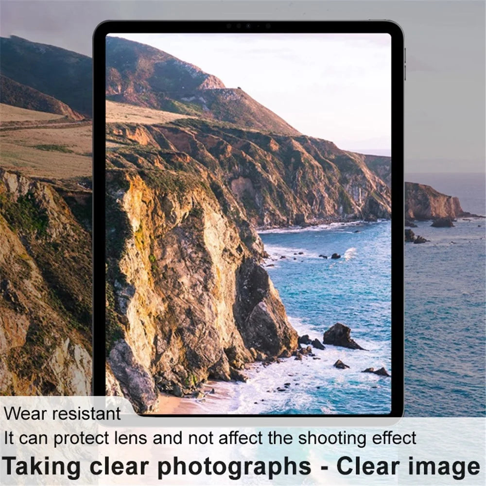 IMAK For iPad Pro 11 (2020) / (2021) / (2022) / iPad Pro 12.9 (2020) / (2021) / (2022) Integrated Camera Lens Protector Tempered Glass Lens Film + Acrylic Lens Cap - 7