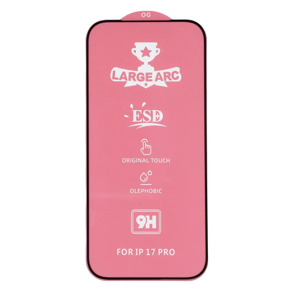 For iPhone 18 Pro / 17 Pro Screen Protector High Aluminium-Silicon Glass Silk Printing HD Film - 3
