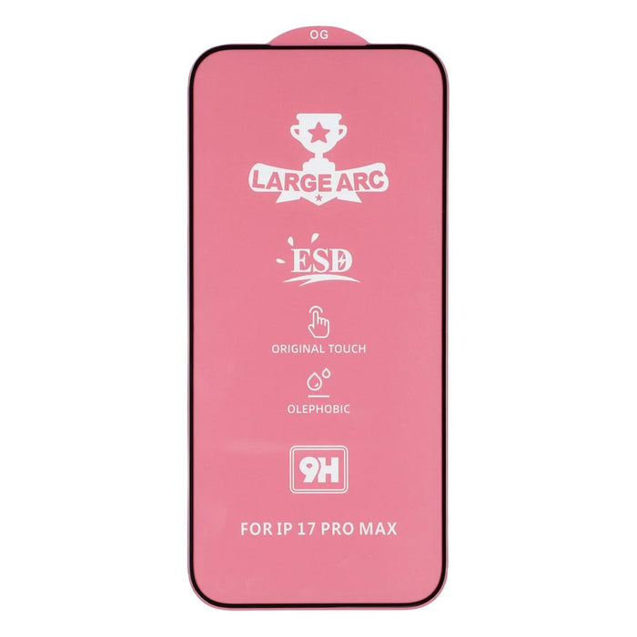 For iPhone 18 Pro Max / 17 Pro Max Screen Protector High Aluminium-Silicon Glass Silk Printing HD Film - 3