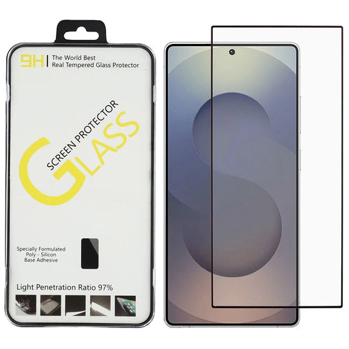 For Samsung Galaxy S25 Ultra Screen Protector Silk Printing Full Glue Crystal Clear Tempered Glass Film - 1