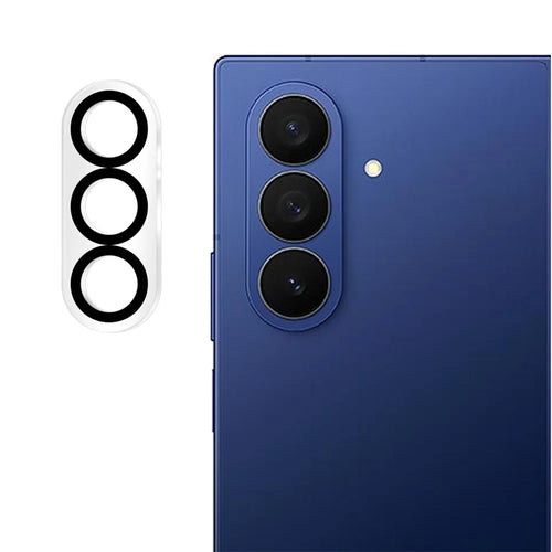 For Samsung Galaxy Z Fold7 5G Camera Lens Protector Black Circle Design HD Clear Tempered Glass Lens Film - 1
