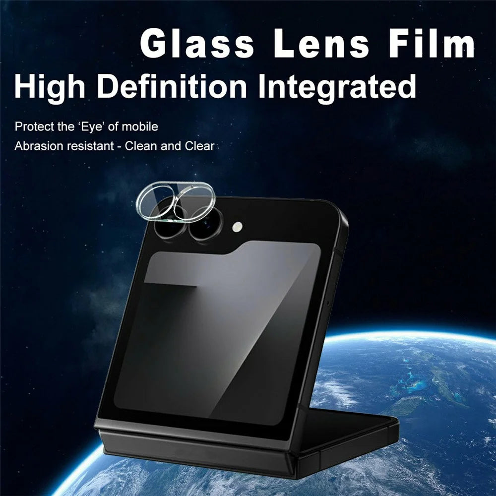 IMAK For Samsung Galaxy Z Flip7 FE 5G Tempered Glass Camera Lens Protector + Acrylic Lens Cap - 2