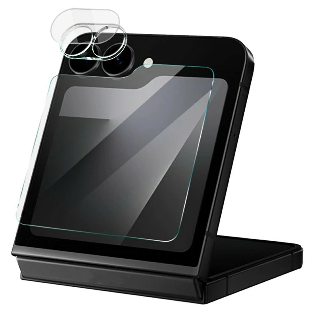 IMAK For Samsung Galaxy Z Flip7 FE 5G Camera Lens Film + Tempered Glass Rear Screen Protector - 1