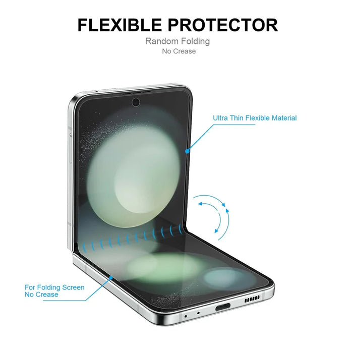 ENKAY HAT PRINCE Screen Protector for Samsung Galaxy Z Flip6 5G Front + Back Self-Healing TPU Film Full-Coverage - 2