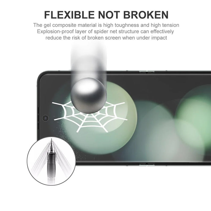 ENKAY HAT PRINCE Screen Protector for Samsung Galaxy Z Flip6 5G Front + Back Self-Healing TPU Film Full-Coverage - 5