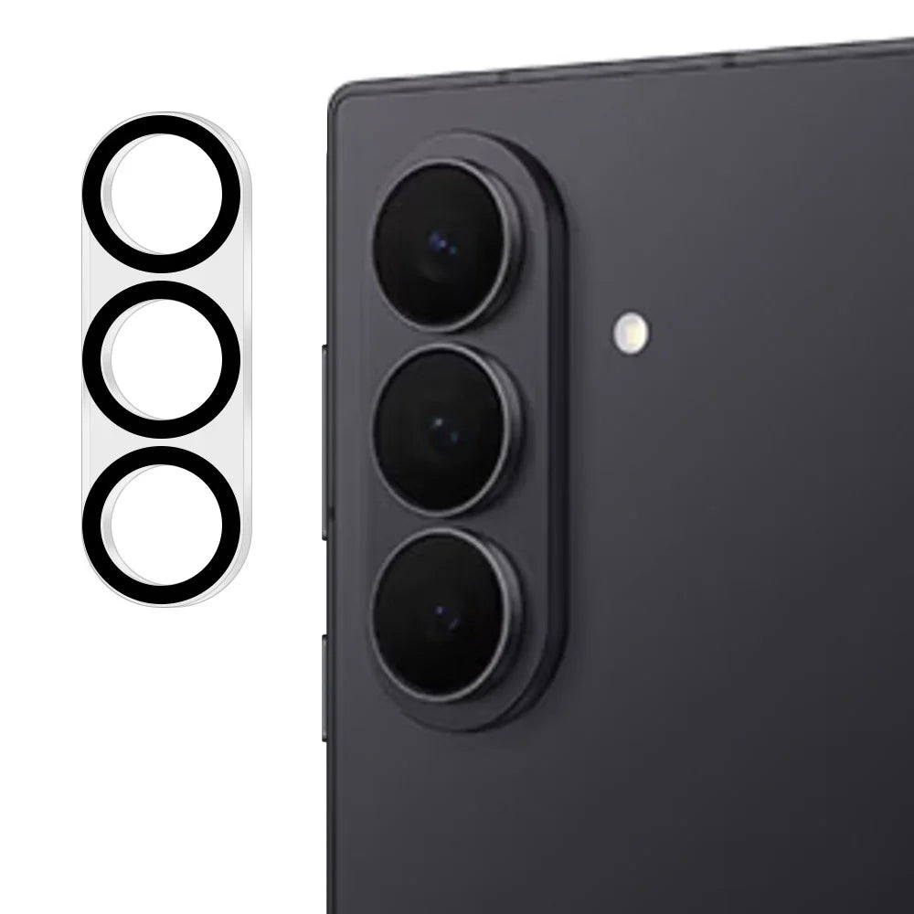 For Samsung Galaxy Z Fold7 5G Camera Lens Protector Cell Phone Silk Printing Tempered Glass Clear Lens Film - 1