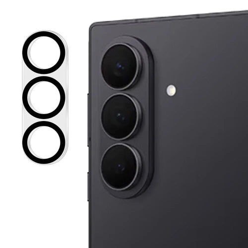 For Samsung Galaxy Z Fold7 5G Camera Lens Protector Cell Phone Silk Printing Tempered Glass Clear Lens Film - 1