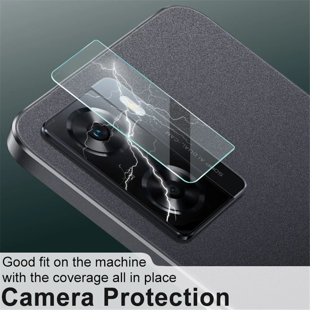 IMAK 2Pcs / Set for Oppo A57 4G / A57s 4G / A57e 4G / A77s 4G Camera Lens Protector Tempered Glass High Definition Anti-scratch Lens Film - 5