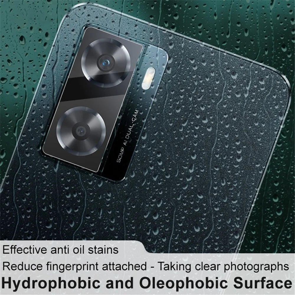 IMAK 2Pcs / Set for Oppo A57 4G / A57s 4G / A57e 4G / A77s 4G Camera Lens Protector Tempered Glass High Definition Anti-scratch Lens Film - 6
