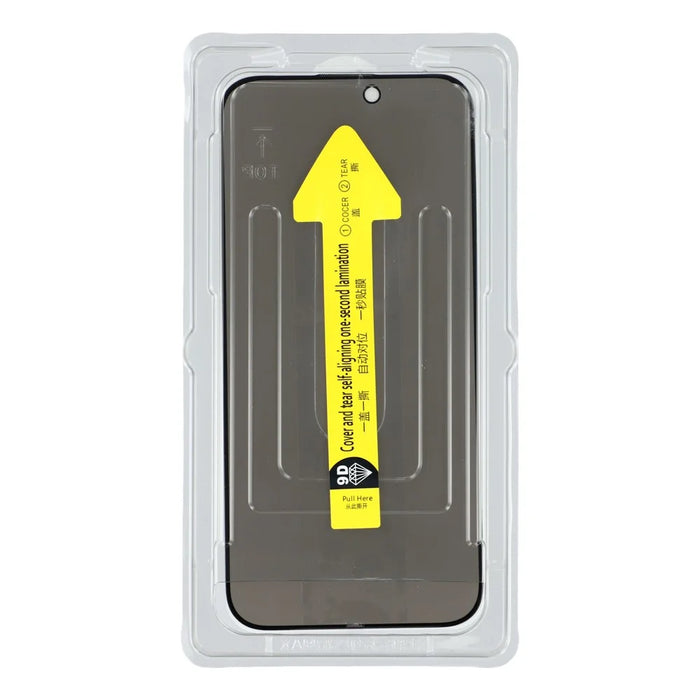 For iPhone 16 Pro Max Anti-Spy Screen Protector Silk Print High Aluminium-silicon Glass Film with Easy Installation Tool - 2