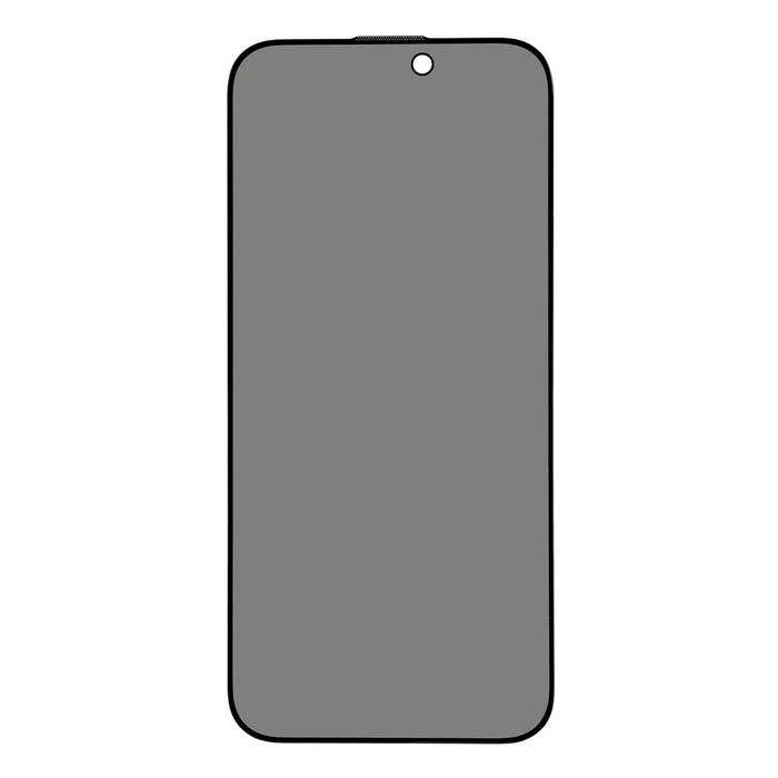 For iPhone 15 Pro Anti-Spy Screen Protector Silk Print High Aluminium-silicon Glass Film with Easy Installation Tool - 3