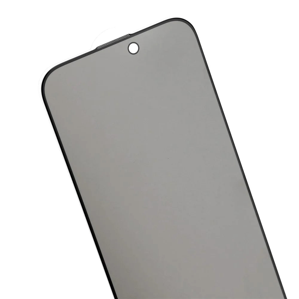 For iPhone 15 Pro Max Anti-Spy Screen Protector Silk Print High Aluminium-silicon Glass Film with Easy Installation Tool - 4
