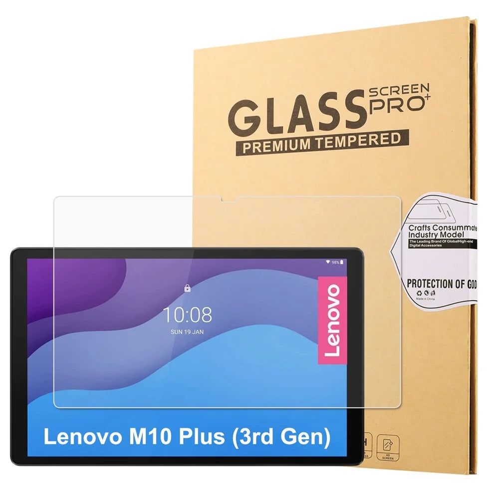 For Lenovo Tab M10 Plus (3rd Gen) / Xiaoxin Pad 2022 10.6 inch Arc Edge Screen Protector Anti-fingerprint HD Clear Full Cover Tempered Glass Film - 3