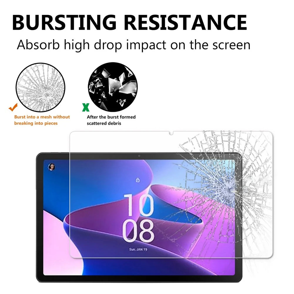 ForLenovo Tab M10 (Gen 3) TB-328FU / TB-328XU 2.5D Straight Edge Tempered Glass Film Scratch-resistant Anti-explosion Full Screen Protector - 3