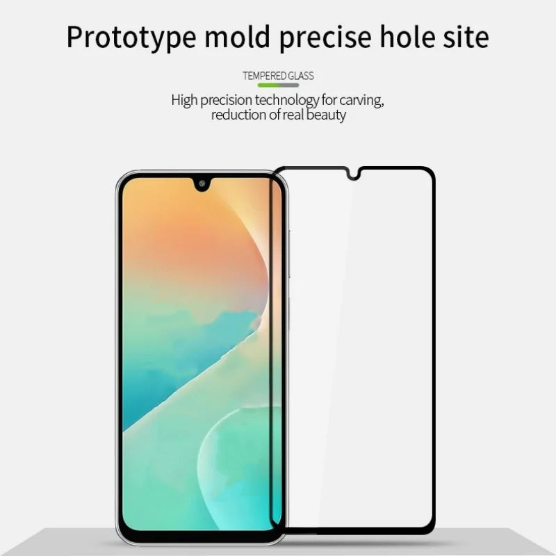 PINWUYO For Samsung Galaxy M36 5G Tempered Glass Film  JK Series-2 9H Full Screen Protector - Black - 3
