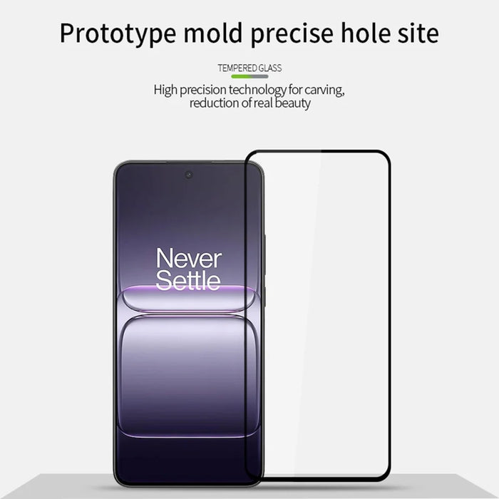 MOFI For OnePlus Nord CE5 5G Screen Protector  9H Full Glue Full Coverage High Aluminum-Silicon Glass Film - Black - 3