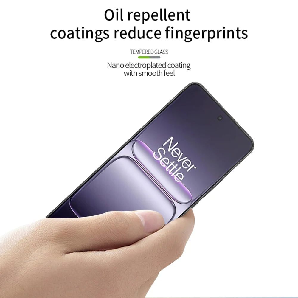 MOFI For OnePlus Nord CE5 5G Screen Protector  9H Full Glue Full Coverage High Aluminum-Silicon Glass Film - Black - 4