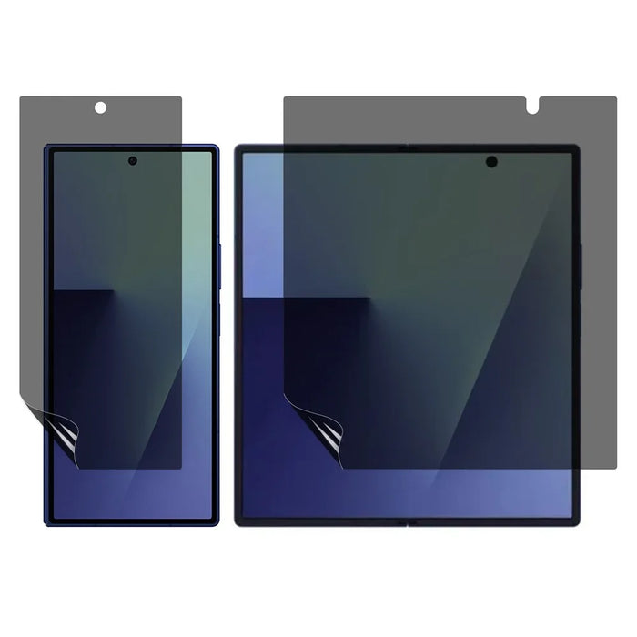 For Samsung Galaxy Z Fold7 5G Privacy Screen Protector TPU + PET Hydrogel Outer Screen Film - 1