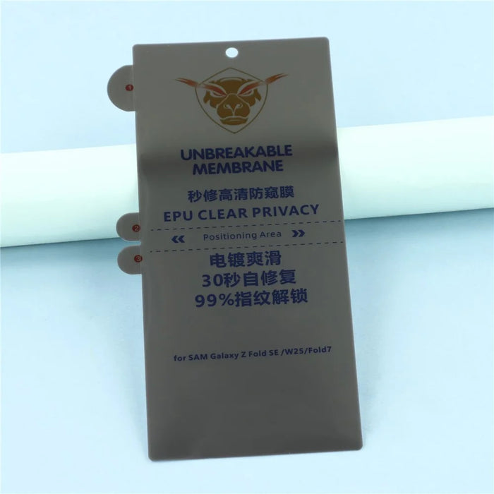 For Samsung Galaxy Z Fold7 5G Privacy Screen Protector TPU + PET Hydrogel Outer Screen Film - 3