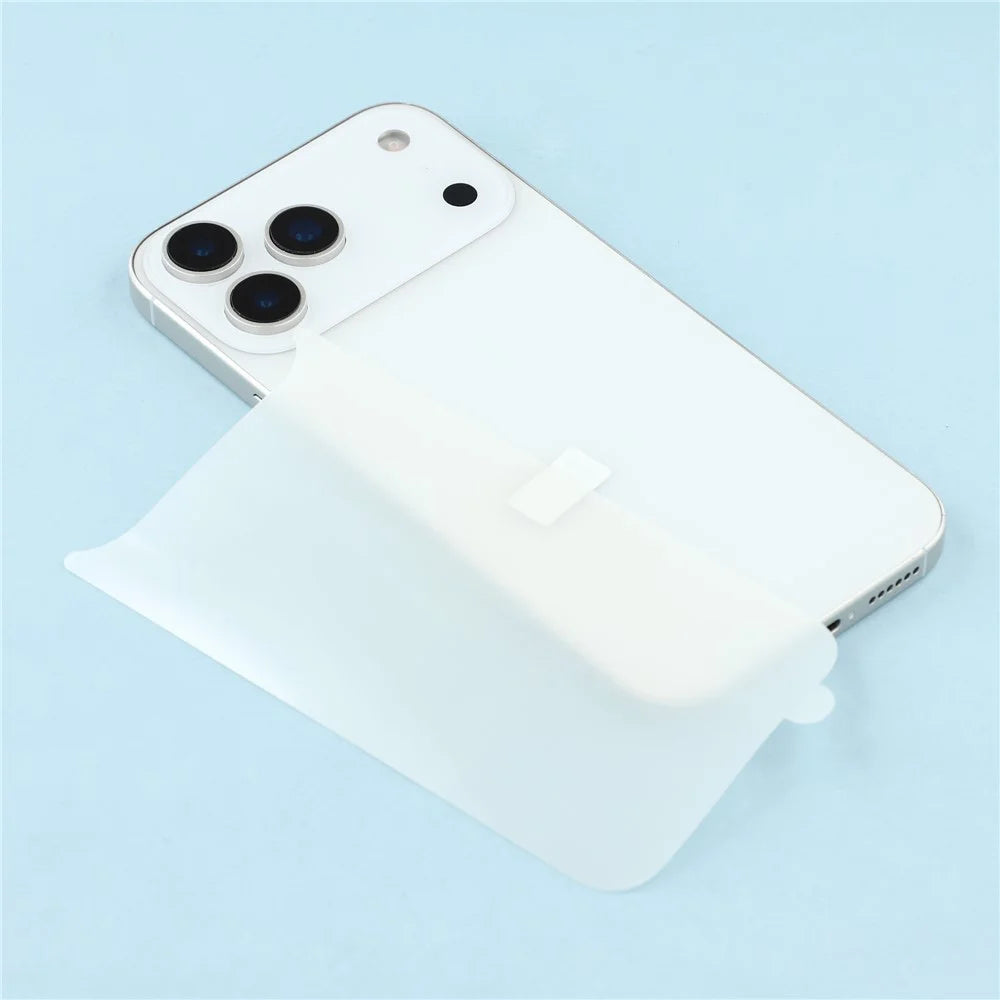For iPhone 17 Pro Max Back Screen Protector Hydrogel Matte TPU Phone Back Cover Film - 3