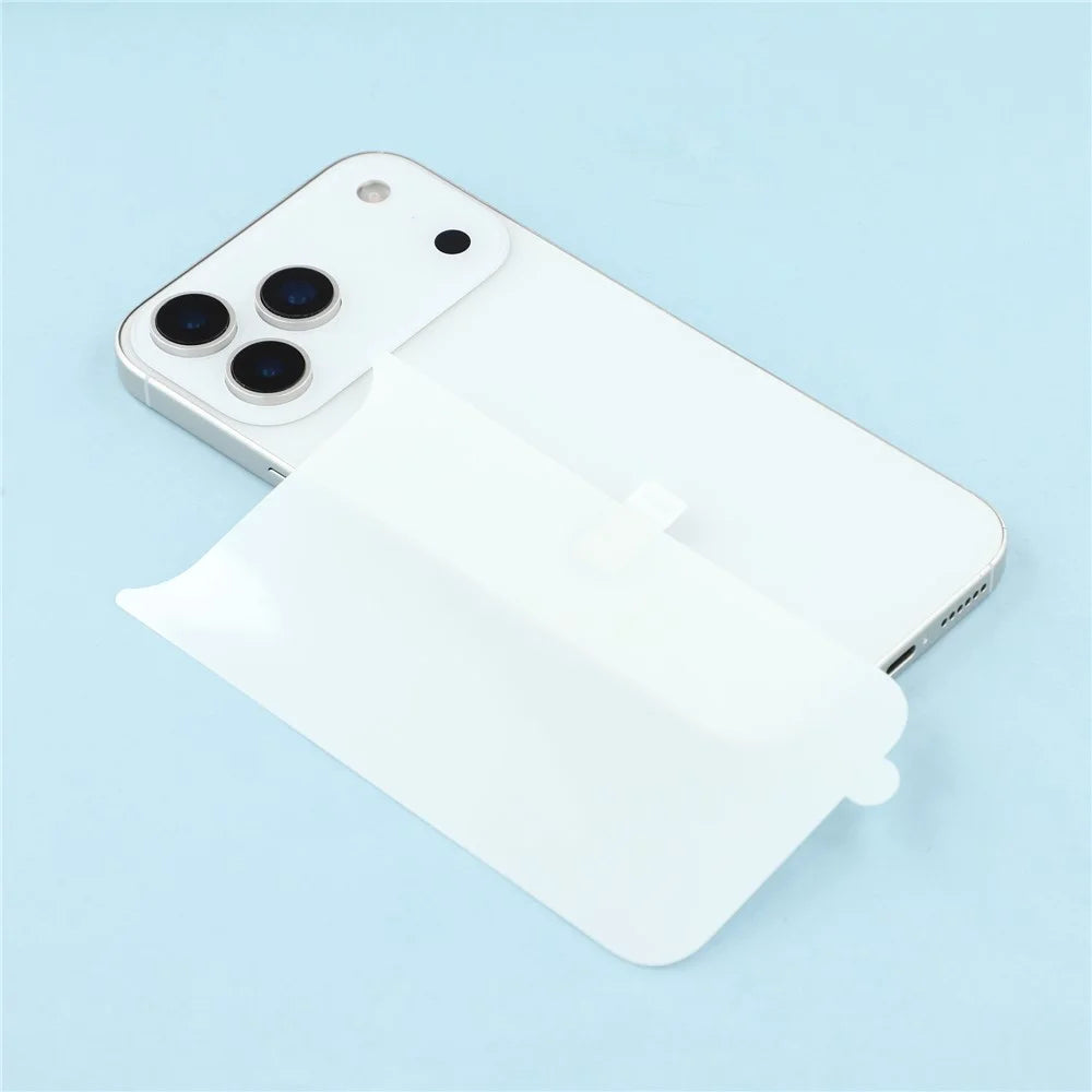 For iPhone 17 Pro Back Screen Protector Hydrogel Clear TPU Phone Back Cover Film - 4