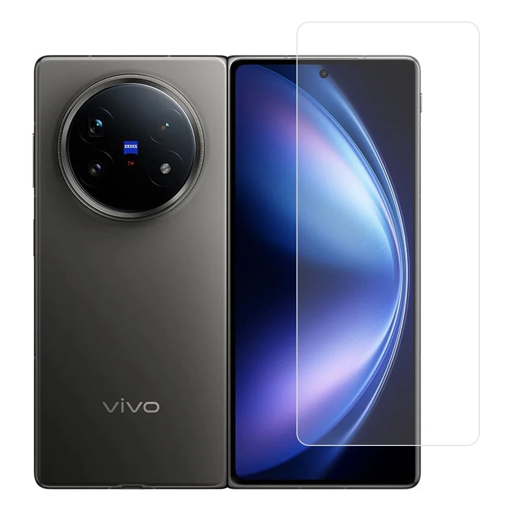 For vivo X Fold5 5G Screen Protector 0.3mm Arc Edge Ultra Clear Tempered Glass Film - 1
