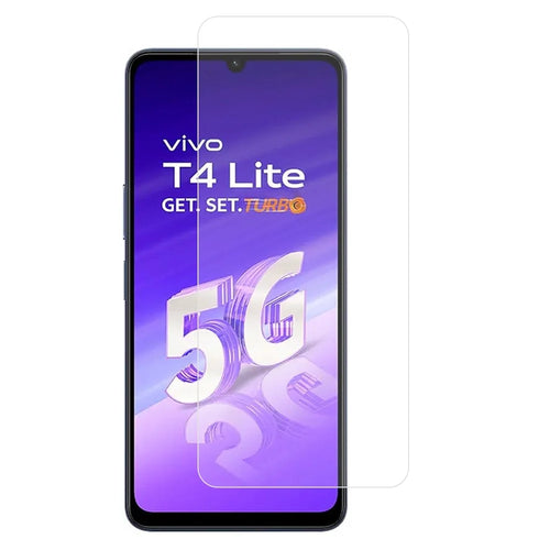 For vivo T4 Lite 5G Screen Protector 0.3mm Arc Edge Ultra Clear Tempered Glass Film - 1
