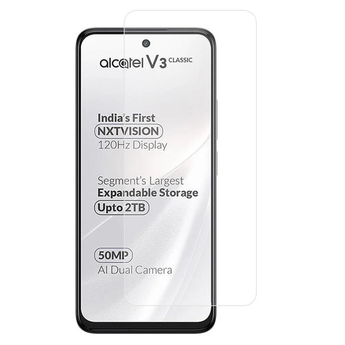 For Alcatel V3 Classic 5G Screen Protector 0.3mm Arc Edge Ultra Clear Tempered Glass Film - 1