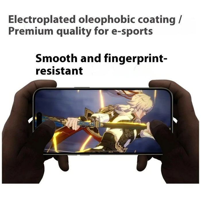 ITIETIE For iPhone 16 Pro Max Screen Protector 0.25mm High Aluminium-Silicon Glass Silk Printing Film - 3