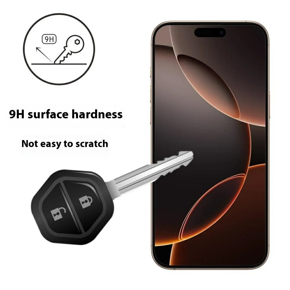 ITIETIE For iPhone 16 Pro Max Screen Protector 0.25mm High Aluminium-Silicon Glass Silk Printing Film - 4