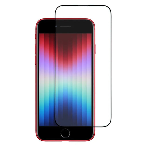 ITIETIE Screen Protector For iPhone SE (2022) / (2020) / 8 / 7 , 0.25mm High Aluminium-Silicon Glass Silk Printing Film - 1