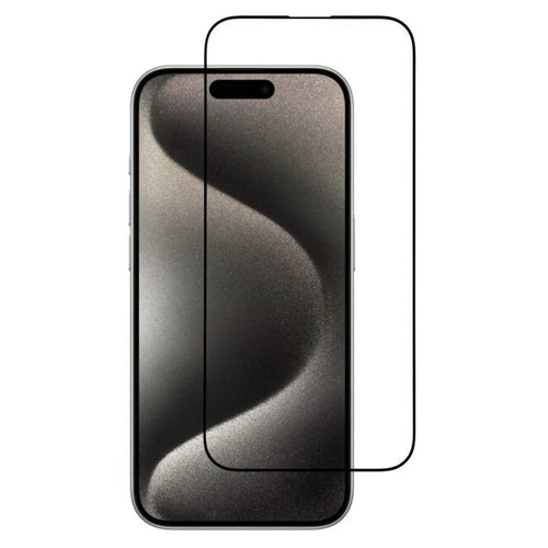 ITIETIE For iPhone 15 Pro Screen Protector 0.25mm High Aluminium-Silicon Glass Silk Printing Film - 1
