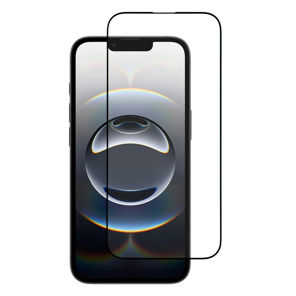 ITIETIE Screen Protector For iPhone 17e / 16e / 14 / 13 , 0.25mm High Aluminium-Silicon Glass Silk Printing Film - 1