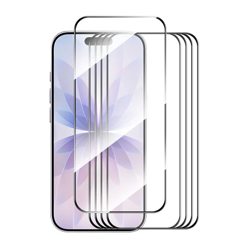 ENKAY HAT PRINCE 5Pcs For iPhone 17 Screen Protector Thick Adhesive 0.26mm 2.5D High Aluminium-Silicon Glass Film - 1