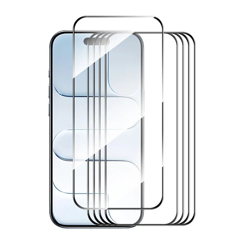 ENKAY HAT PRINCE 5Pcs For iPhone Air Screen Protector Thick Adhesive 0.26mm 2.5D High Aluminium-Silicon Glass Film - 1