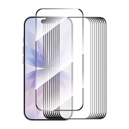 ENKAY HAT PRINCE 10Pcs For iPhone 17 Screen Protector Thick Adhesive 0.26mm 2.5D High Aluminium-Silicon Glass Film - 1