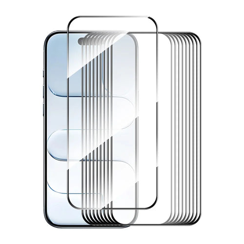 ENKAY HAT PRINCE 10Pcs For iPhone Air Screen Protector Thick Adhesive 0.26mm 2.5D High Aluminium-Silicon Glass Film - 1