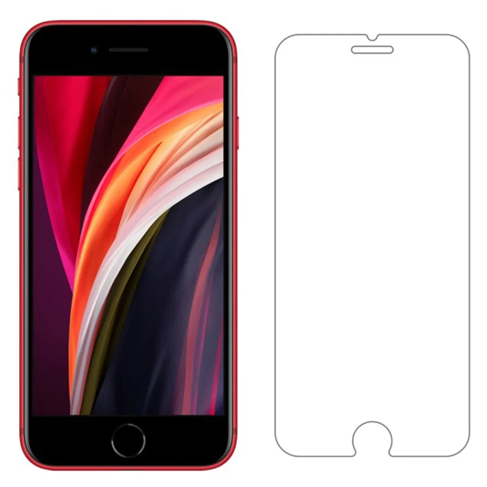 ITIETIE Screen Protector For iPhone SE (2022) / (2020) / 8 / 7 / 6 / 6s , 0.25mm High Aluminium-Silicon Glass Clear Film - 2