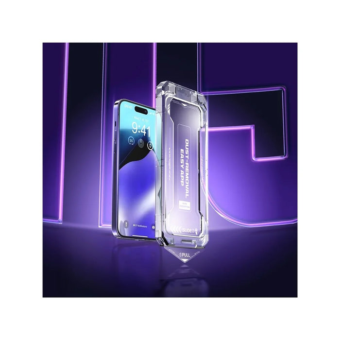 For iPhone 17 Pro Max Screen Protector Silk Printing Tempered Glass Film Dust-Free Protector - 4