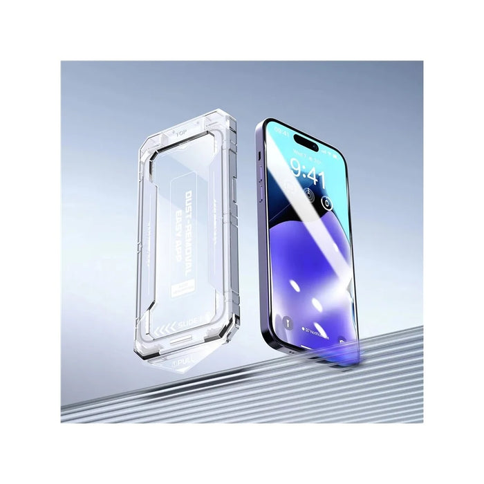 For iPhone 17 Pro Max Screen Protector Silk Printing Tempered Glass Film Dust-Free Protector - 7