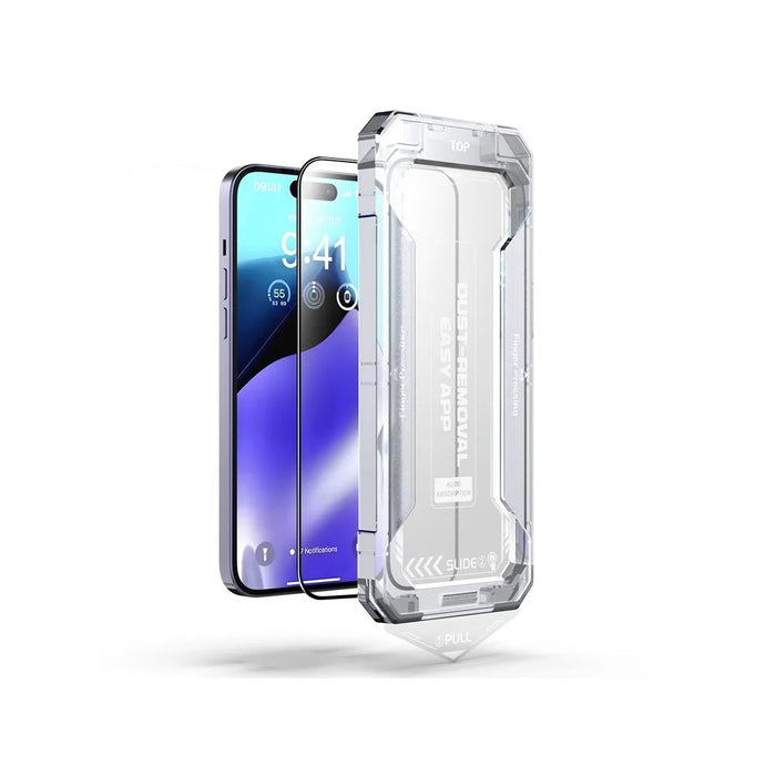 For iPhone Air Screen Protector Silk Printing Tempered Glass Film Dust-Free Protector - 1