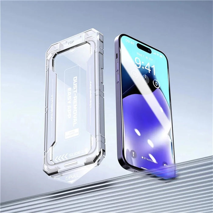 For iPhone Air Screen Protector Silk Printing Tempered Glass Film Dust-Free Protector - 7