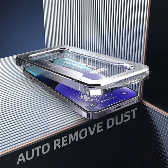 For iPhone 17 Anti-Spy Full Screen Protector Auto-Dust Removal Tempered Glass Film - 7