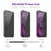ENKAY HAT PRINCE For iPhone Air 5Pcs Privacy Screen Protector  28-degree Anti-Spy Tempered Glass - Black - 4