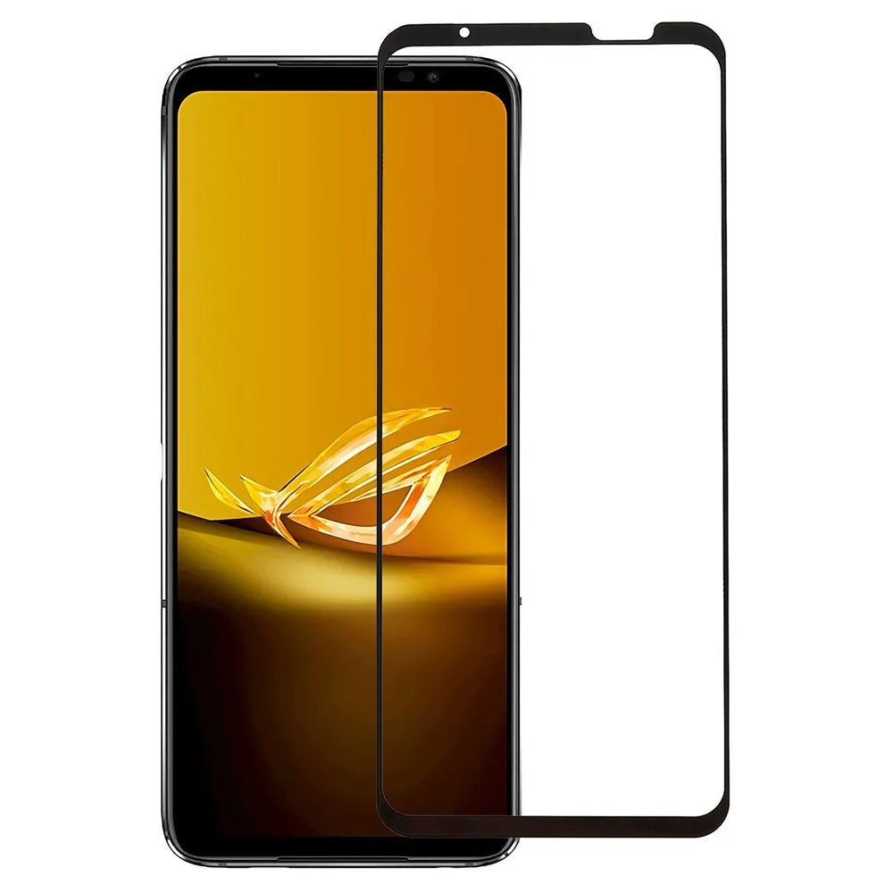 For Asus ROG Phone 6D 5G / 6D Ultimate 5G Full Glue Full Screen Silk Printing Anti-Scratch Screen Protector Tempered Glass Protective Film - 1