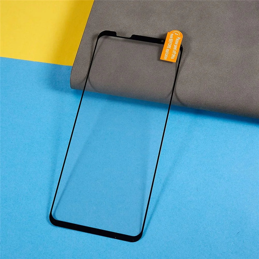 For Asus ROG Phone 6D 5G / 6D Ultimate 5G Full Glue Full Screen Silk Printing Anti-Scratch Screen Protector Tempered Glass Protective Film - 6