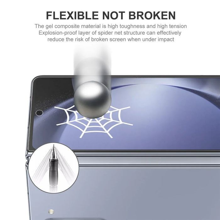 ENKAY HAT PRINCE Screen Protector for Samsung Galaxy Z Fold7 5G Full-Coverage TPU Films with Front / Back / Lens Guard - 5