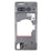 For Google Pixel 7 Pro 5G OEM Middle Plate Frame Replacement (Without Logo) - Black - 2